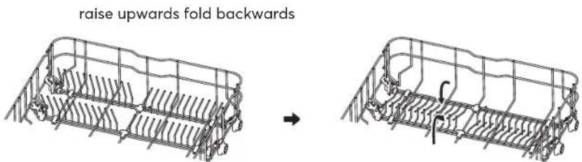 SIGNATURE SLVI14C42 - Folding back the rack shelves - 1