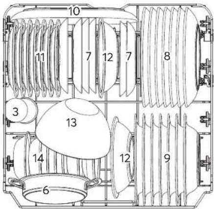 SIGNATURE SLVI14C42 - Lower basket: - 1