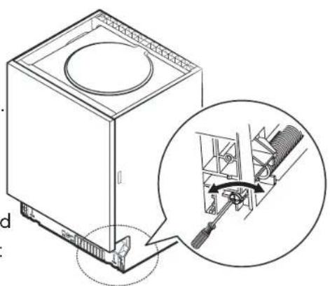 SIGNATURE SLVI14C42 - Step 3. Tension adjustment of the door spring - 1