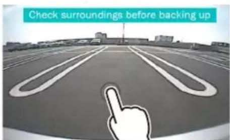 KENWOOD DMX129BT - Displaying the picture from the rear view camera - 1