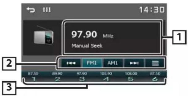 KENWOOD DMX129BT - Radio Basic Operation - 1