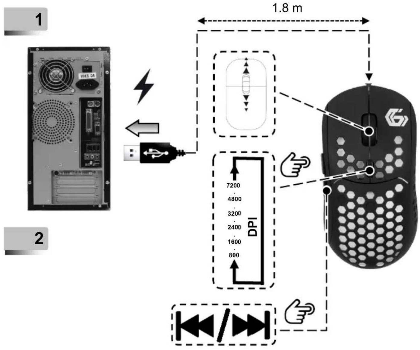 GMB Gaming MUSG-RAGNAR-RX400 - Specifications - 3