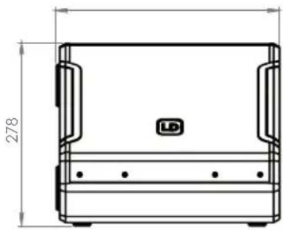 LD Systems MON 10 A G3 - WYMIARY - 1