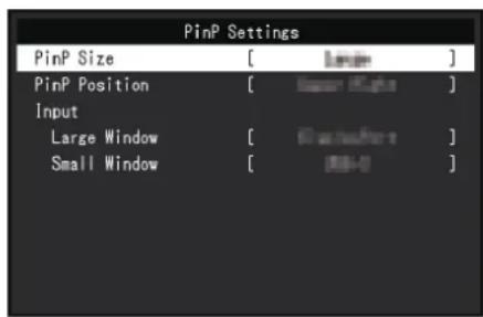 EIZO FlexScan EV3240X - Utilisation de l'affichage PinP - 1