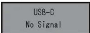 EIZO FlexScan EV3240X - Le message « Absence signal » s'affiche sur fond gris - 1