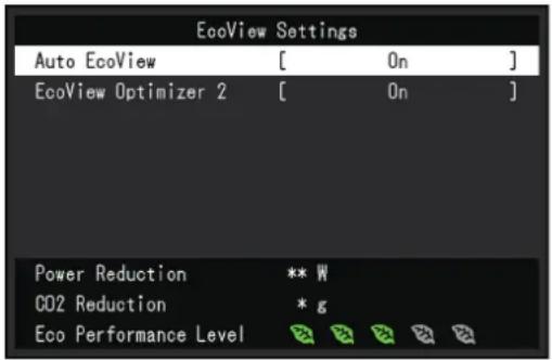EIZO FlexScan EV3240X - Réduction de la consommation d'énergie - 1