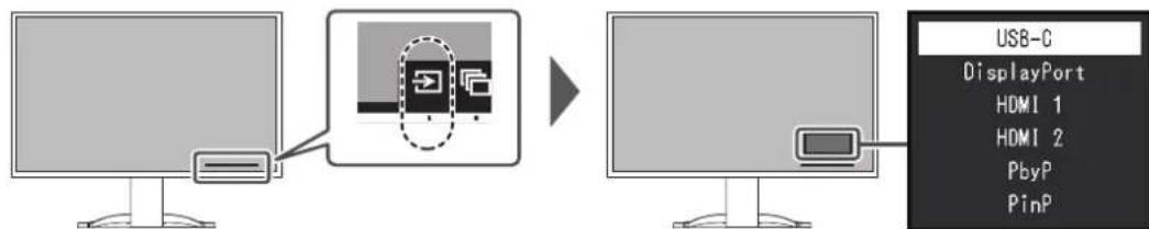 EIZO FlexScan EV3240X - Commutation des signaux d'entrée - 1