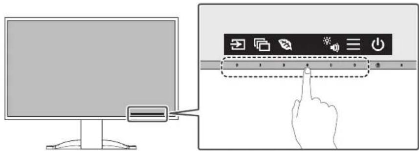 EIZO FlexScan EV2740X - Méthode de fonctionnement des commutateurs - 1