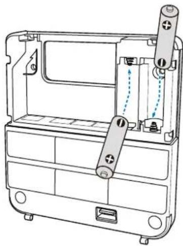 EPSON ELPMB43 - Install the batteries - 1