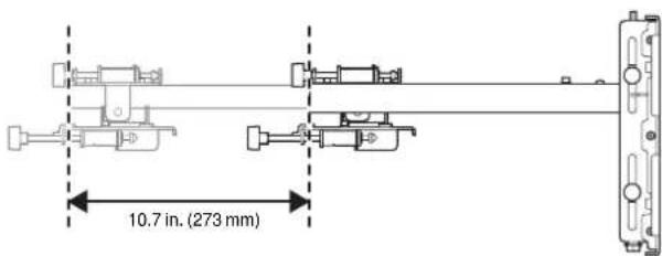 10.7 in. (273 mm)