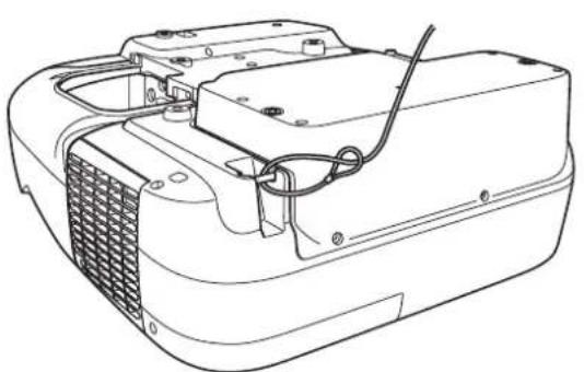 EPSON ELPMB43 - Fixation d'un câble de sécurité - 1