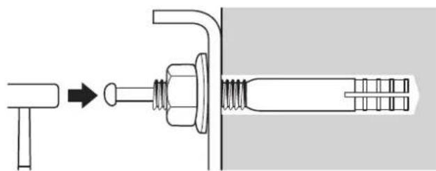 EPSON ELPMB43 - Install the wall plate on the wall - 5