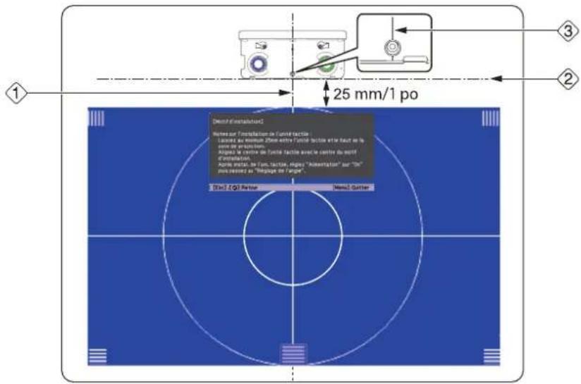 25 mm/1 po Deutsch d'entraîduur Notes sur l'impélation de l'ordé tactile Lancet au minimum 20mm entre l'ordé tactile et le haut en le enuit de production Aiguir le centre de jointe tactile avec le centre du portt d'entraîlation. Aiguir metal, de l'ep, tactile, digie "l'orientation" sur "in" pas neusez en "l'option" et "fange". [Excl. 2-3] Retour Named Gatter