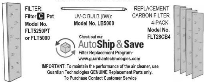 Guardian AC5250PT - LAMP CONTAINS MERCURY - 5