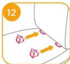 Joie i-Trillo FX - Postavljanje pomoću sustava ISOFIX i sigurnosnog pojasa u 3 točke ili samo pomoću sigurnosnog pojasa u 3 točke - 1