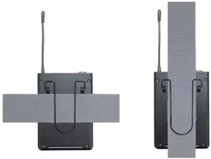 LD Systems U305 HBH 2 - BEFESTIGEN DES TASCHENSENDERS - 1