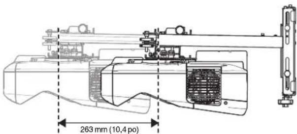263 mm (10,4 po)