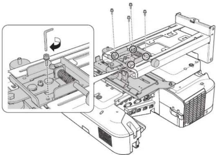EPSON ELPMB46 - Fixez le projecteur au support de montage - 3