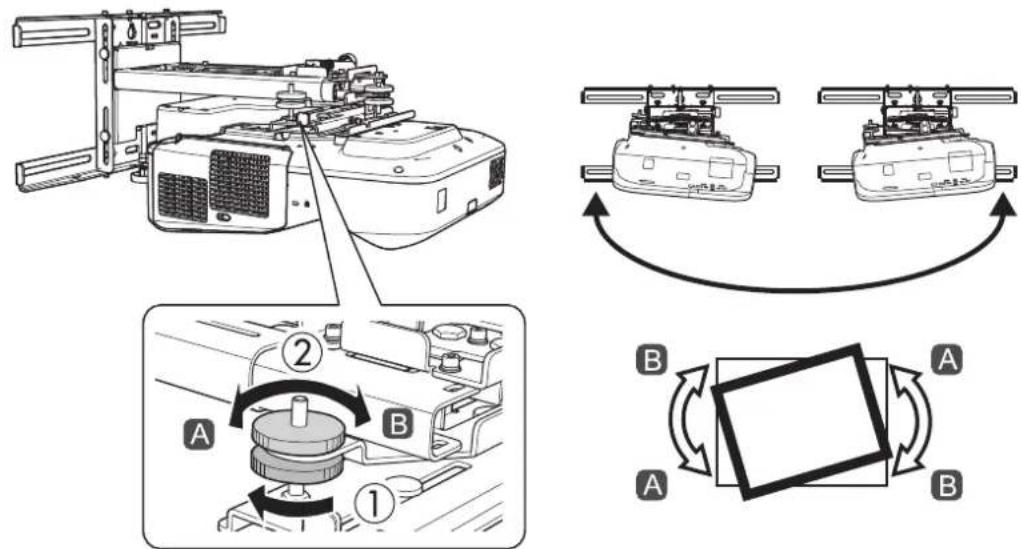 Technical diagram illustrating the assembly of a helicopter's internal components, showing labeled parts and motion arrows.