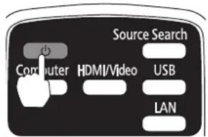 Source Search Computer HDMI/Video USB LAN