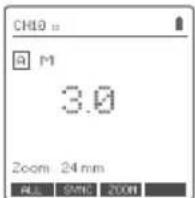 GODOX XPRO II O - シングルグループ表示でMモードの場合 - 1