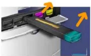 XEROX DocuColor 252 - Замена тонер-картриджей - 3