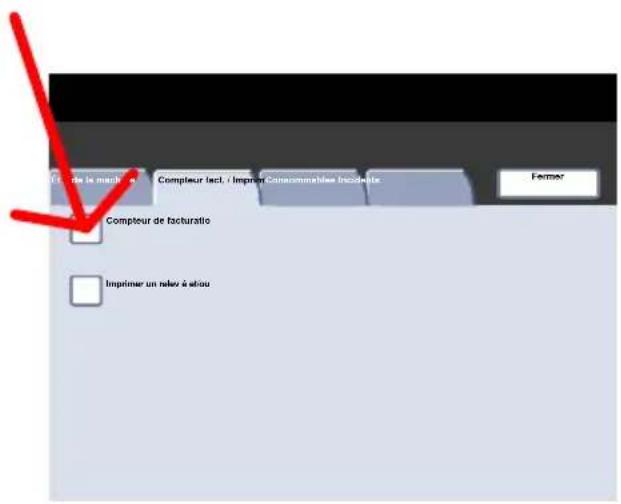 XEROX DocuColor 252 - Compteurs de facturation - 1