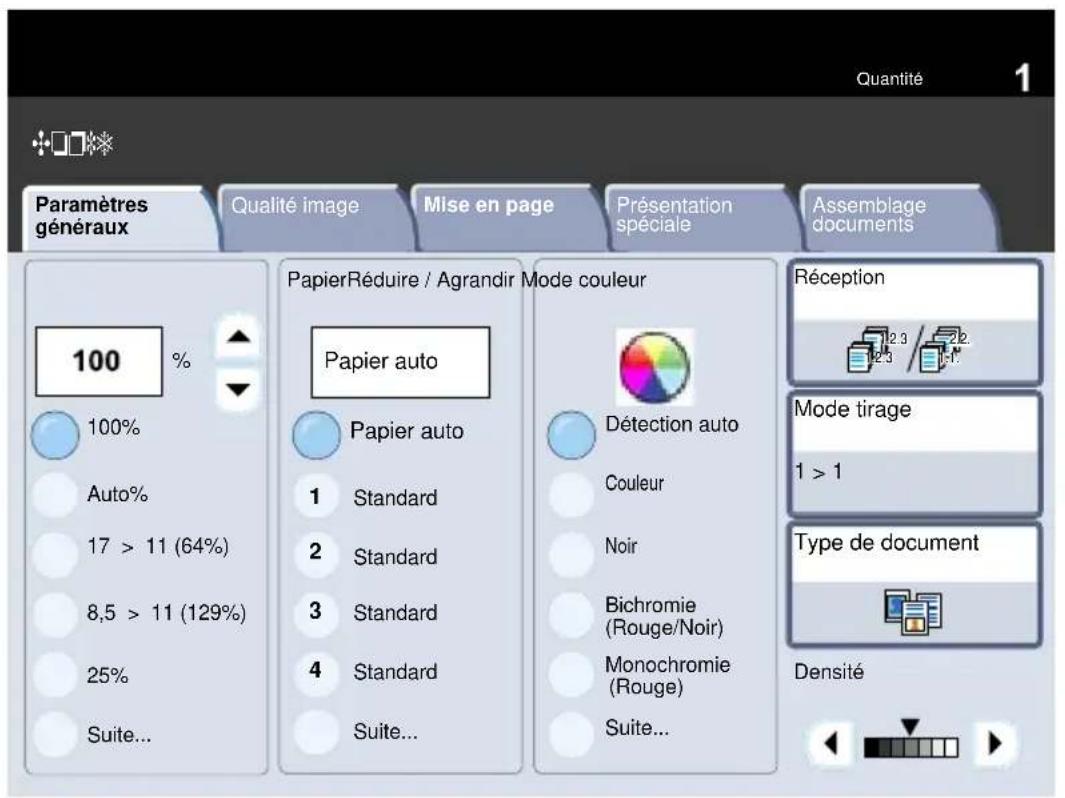 XEROX DocuColor 252 - Programmer les fonctions. - 1