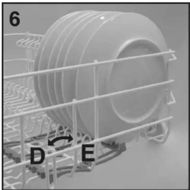 ROSIERES RDIN 4S622PS-47E - Utilisation du panier inférieur - 4