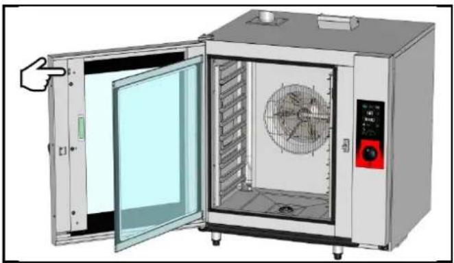 Vulcan C24EO5 - Opening the internal glass - 1