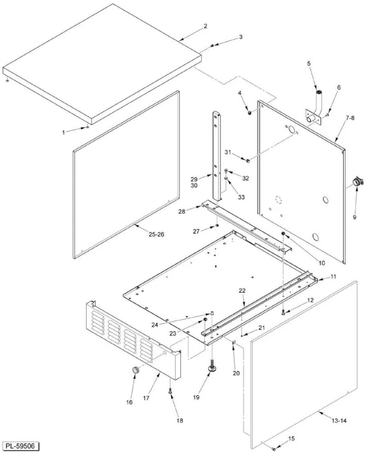 Vulcan C24EO3 - HEATER ELEMENT AND SHIELDS - 1