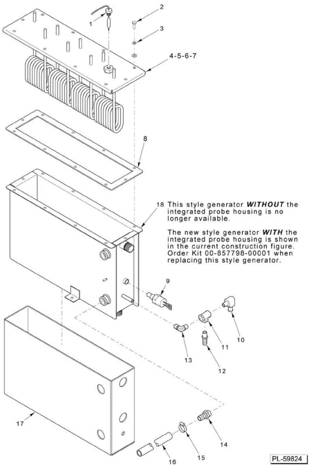Vulcan C24EA5 PLUS - GENERATOR MANIFOLD (5-PAN) - 1