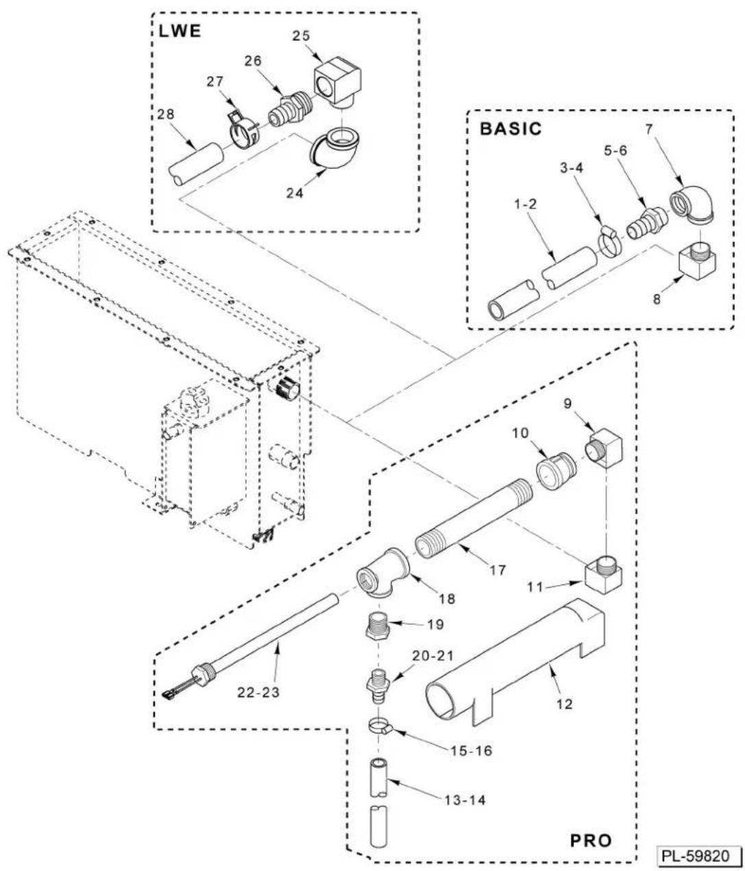 Vulcan C24EA5 PLUS - ILLUS. PART NO. NAME OF PART AMT. PL-59819 - 1