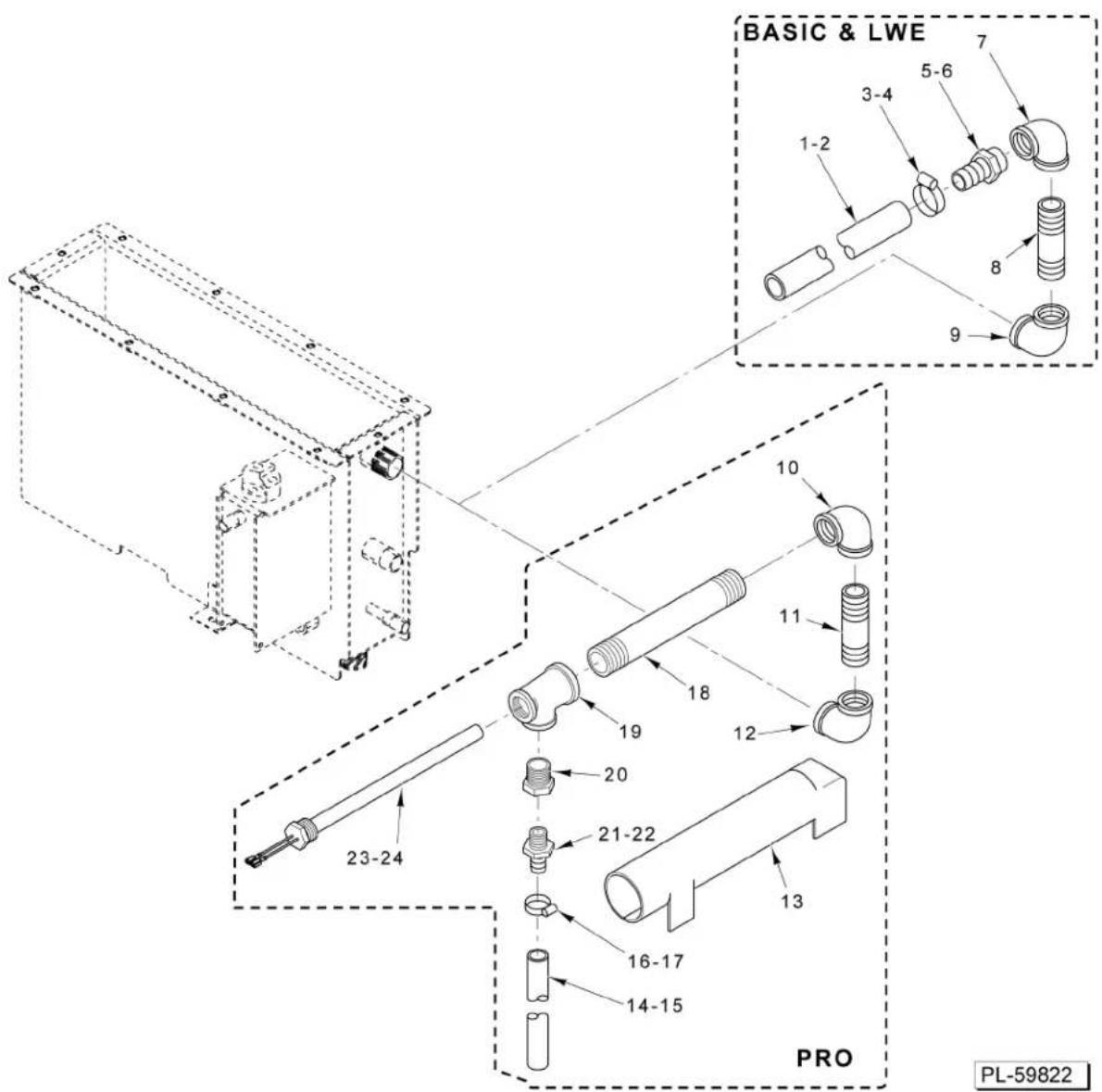 Vulcan C24EA5 PLUS - GENERATOR MANIFOLD (3-PAN) - 1