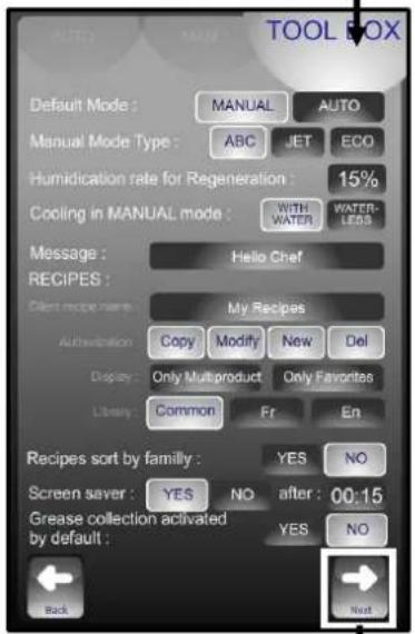 Vulcan TCM-61G - CLIENT PARAMETERS - 2