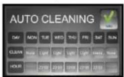 Vulcan TCM-61G - "AUTO" CLEANING (cleaning programmed every day of the week): - 3