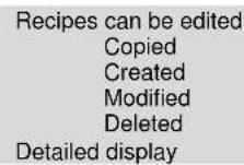 Vulcan TCM-101E - AUTOMATIC / PROGRAMMED RECIPES - 2