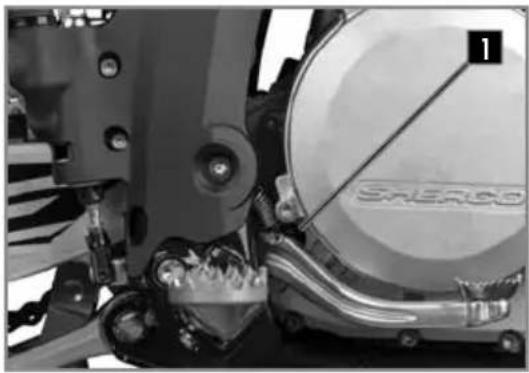 Sherco 500 SEF (2024) - CONTRôle DU NIVEAU D'HUILE MOTEUR - 1