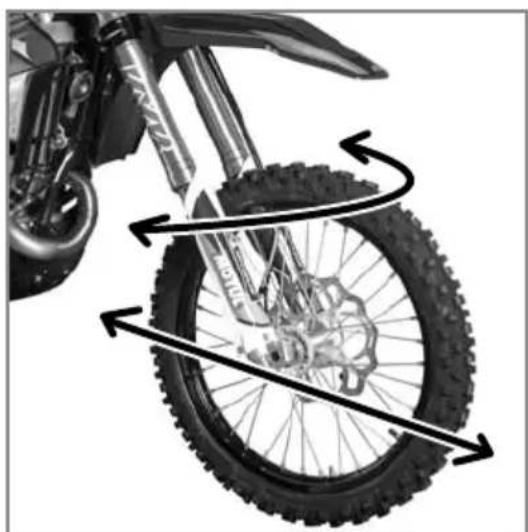 Sherco 500 SEF (2024) - PRÜFEN DES SPIELS DER LENKKOPFLAGER - 1