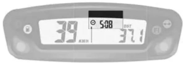 Sherco 500 SEF (2024) - ART function Accumulated Ride Time (screen 3): displays the hours of operation of the vehicle. - 1