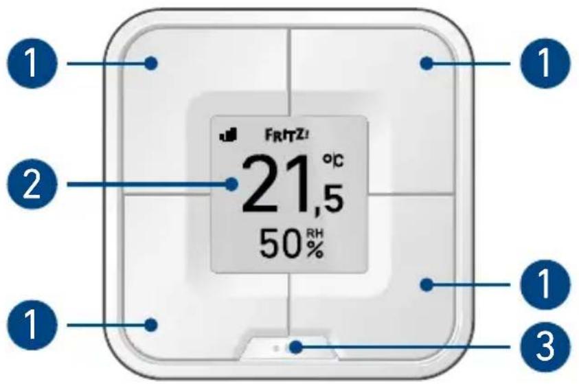 FRITZ 21,5°C 50°RH 1 2 1 3
