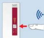 AVM FRITZ!Repeater 1750E - Connector FRITZ!WLAN Repeater 1750E au réseau sans fi l en appuyant sur un bouton - 3