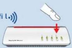 AVM FRITZ!Repeater 1750E - Connector FRITZ!WLAN Repeater 1750E au réseau sans fi l en appuyant sur un bouton - 4