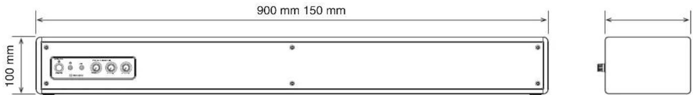 900 mm 150 mm 100 mm