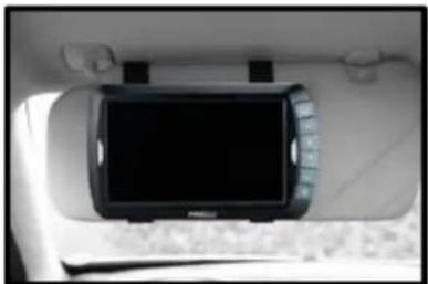Pro-User DRC7010 - When choosing a location for the monitor, make sure the monitor is mounted in an area that will not obstruct your vision while driving. - 2