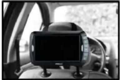 Pro-User DRC7010 - When choosing a location for the monitor, make sure the monitor is mounted in an area that will not obstruct your vision while driving. - 3