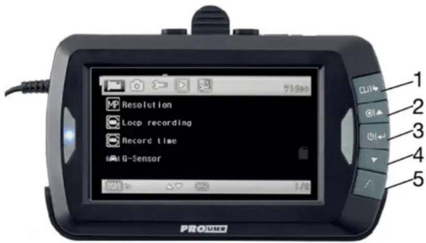 Pro-User DRC4310DC - BEDIENUNG (Dashcam) - 1