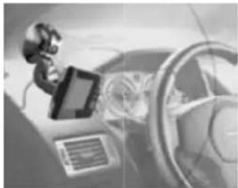 Pro-User DRC4340 - Installation du moniteur Choisissez un endroit qui ne puisse pas gêner la visibilité du conducteur ou d'une manière générale gêner la conduite. - 1