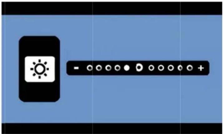 Pro-User DRC4340 - BRIGHTNESS setting / HELDERHEID instelling - 1