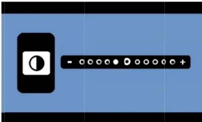 Pro-User DRC4340 - BRIGHTNESS setting / HELDERHEID instelling - 2